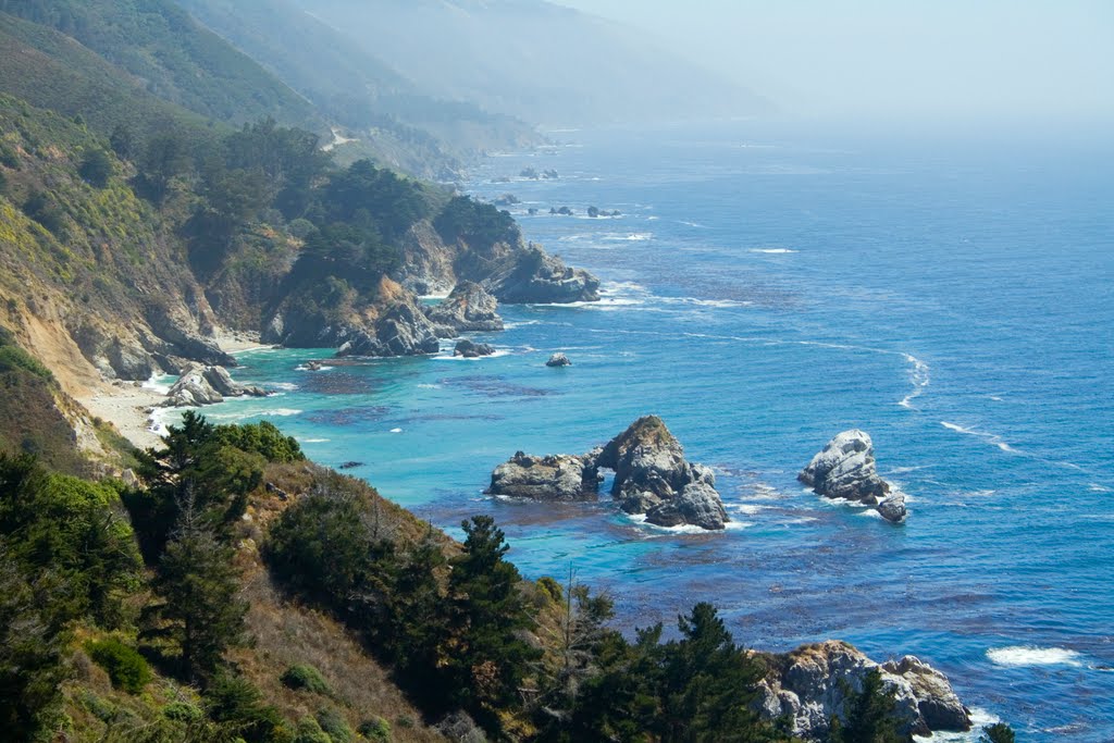 Cabrillo Highway - McWay Rocks by reindl