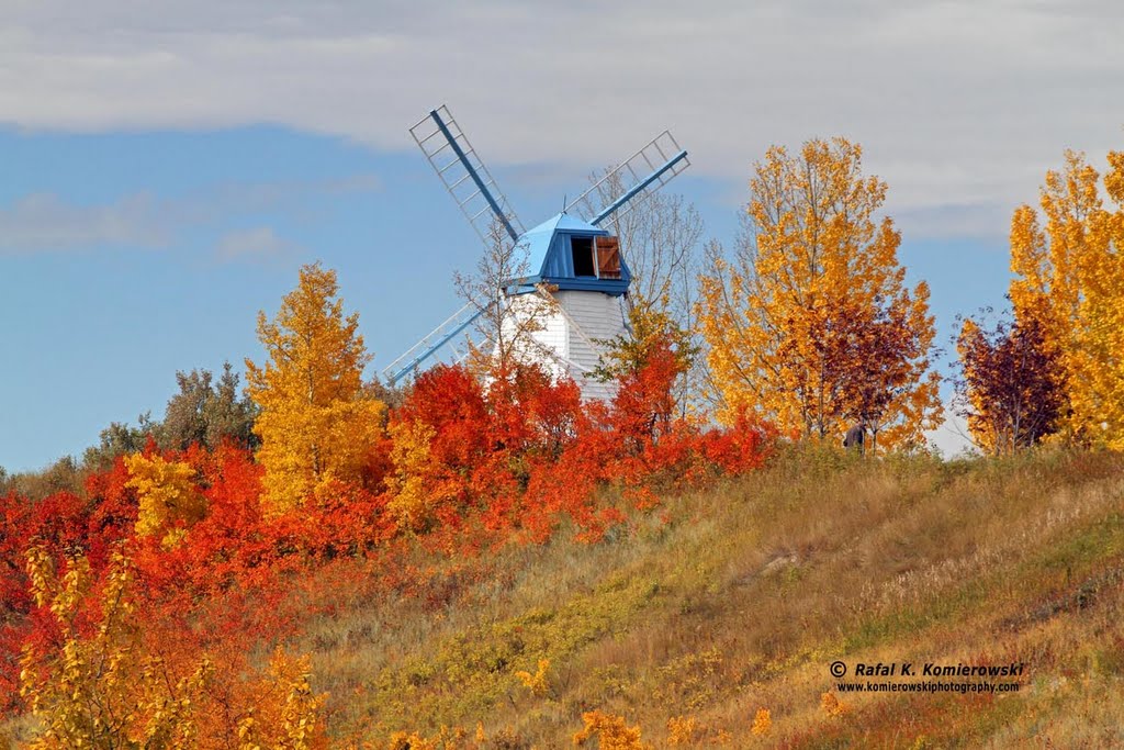 Calgary Under a Golden Autumn, Heritage Park by Rafal K. Komierowski