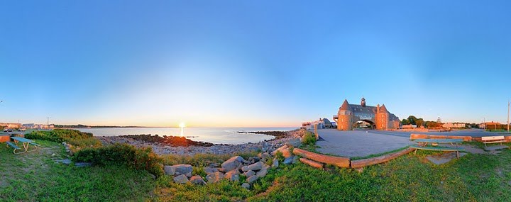 Narragansett Towers by Aerial Vr