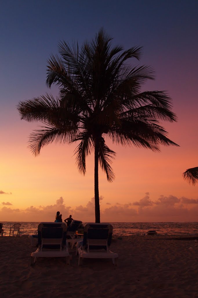 Sunset on playa dorada beach by bevan23