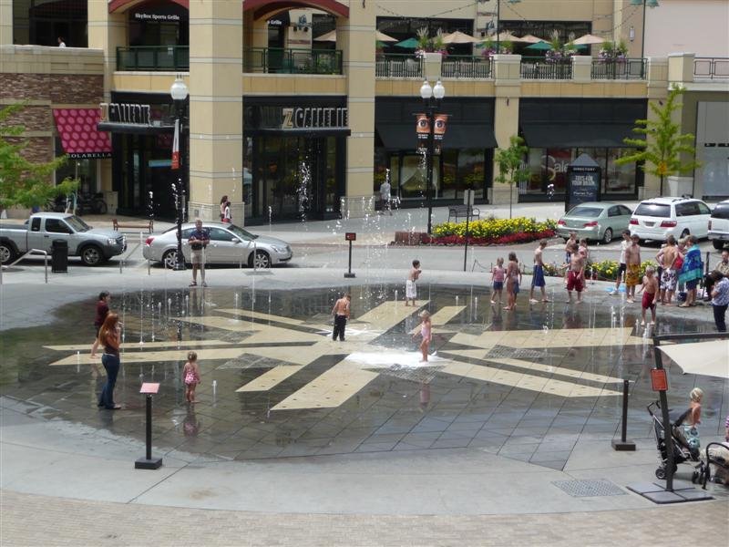 Water Squirting Fountain by David Lytton