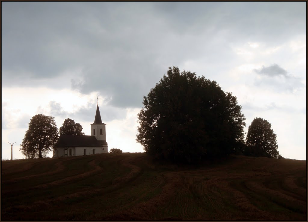 Palupín, kostel sv. Václava by J.V.Matoška