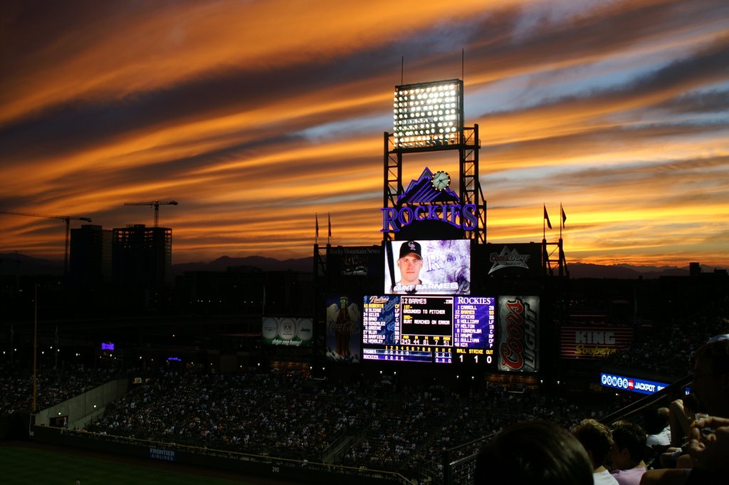 Sunset at Coors Field by switz