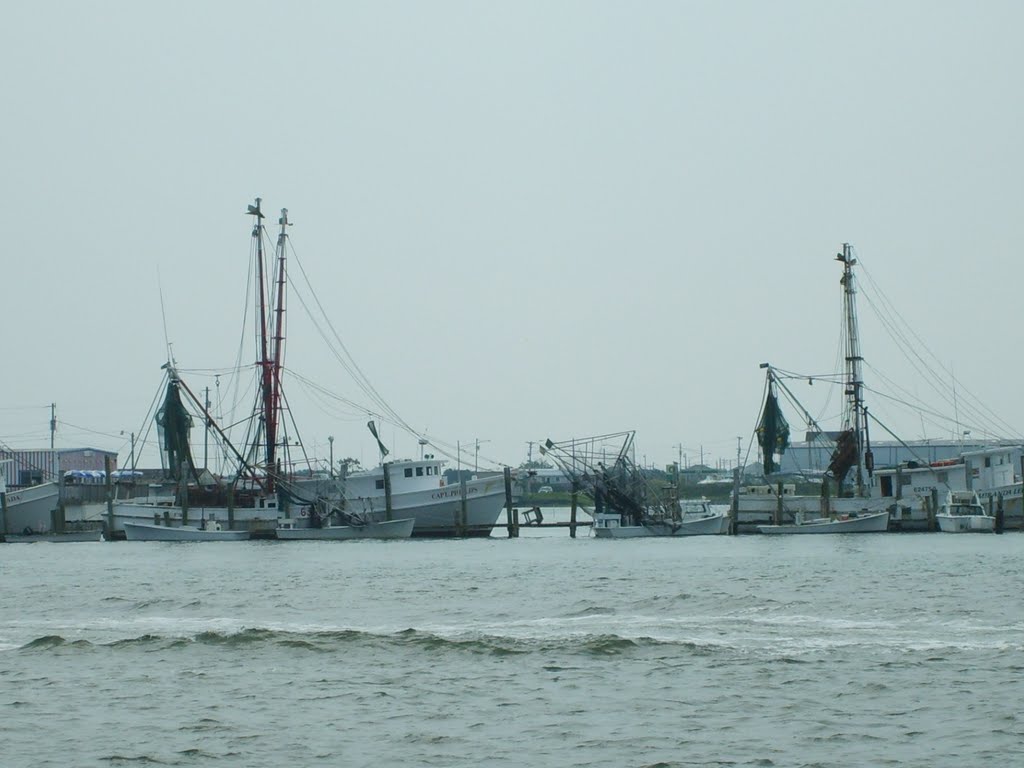 Shrimp Boats in Swansboro, NC by gdc01