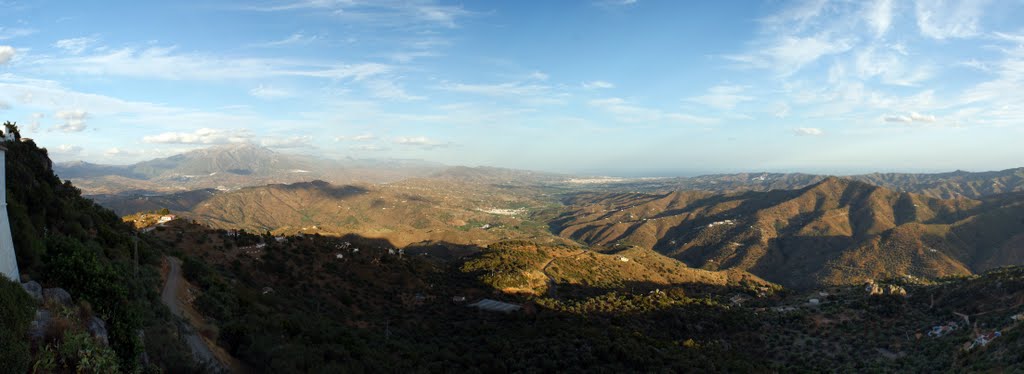 Panoramic View from Comares, Andalucia by Simon Fogarty