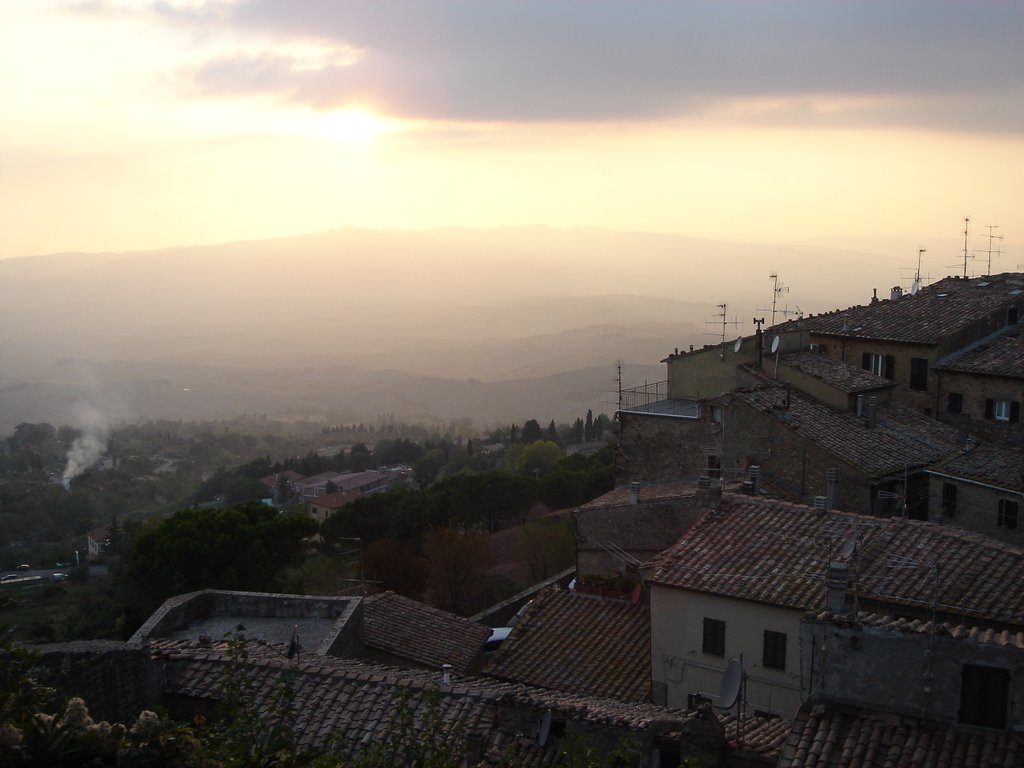 Italie Vue de Volterra by Denis Bernier