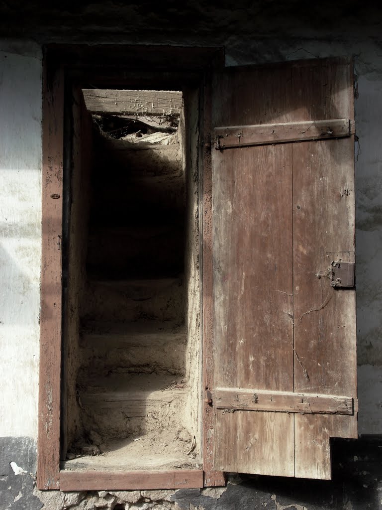 Door to stairs (9.8.2010) by lorenzlubos