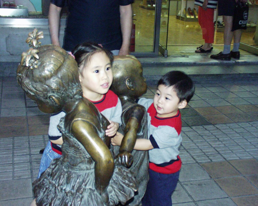 Sister & brother, 2004 by LiTang