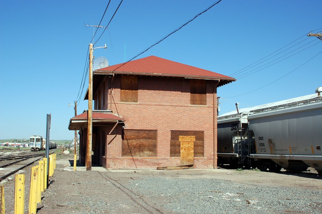 Former Denver & Rio Grande Railroad Passenger Station at Craig, CO by Scotch Canadian