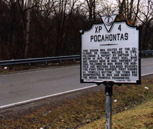 Sign near Pocahontas, VA by Paul R