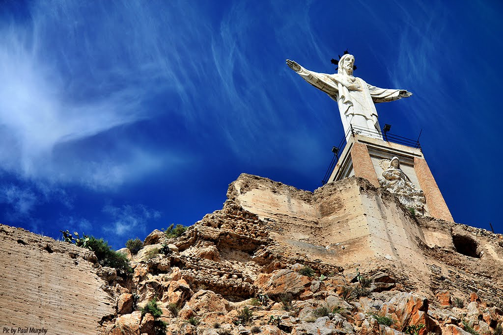 Monteagudu Statue of Jesus 3 by paul murphy