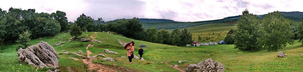 Rocks in the rain - Szentbékkálla DSC_8694-8698 Panorama-1 by A. Zoltán Sárdi (pho…