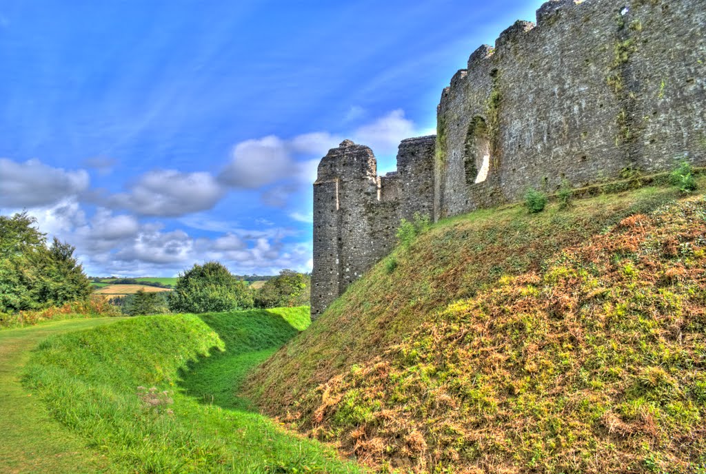 Restormel Castle, Lostwithiel, Cornwall, UK by Kevin Woolnough