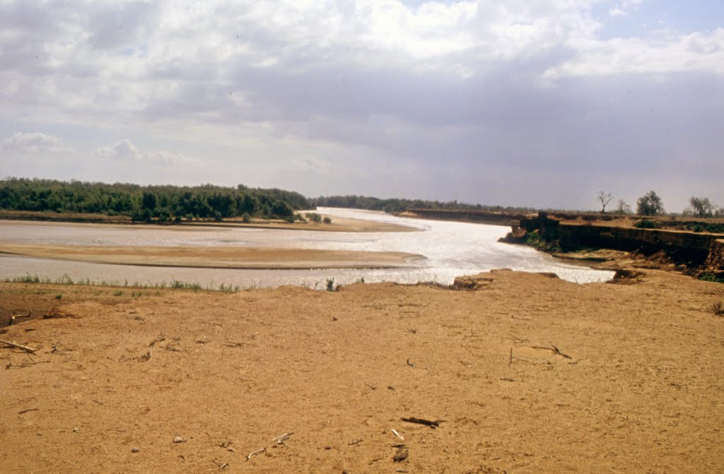 Wabe Shebele riverオガデン平原のワベシェベレ河、ソマリアへ流れモガジシオの南でインド洋に注ぐ by Shotake Takayoshi