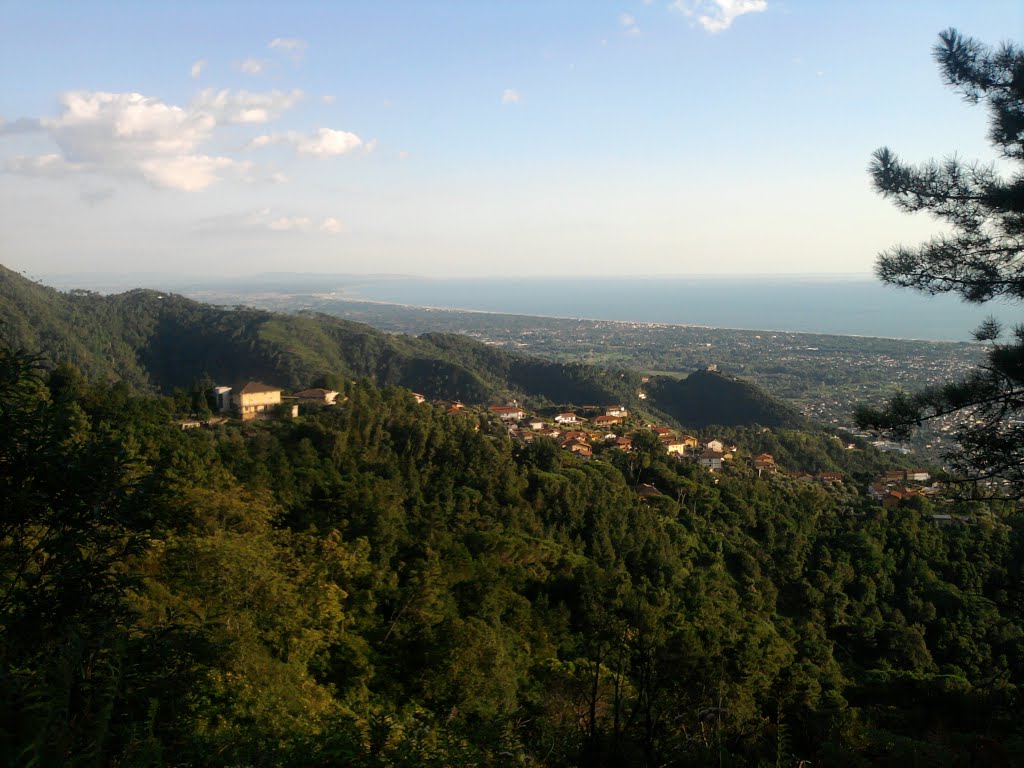 Vista da Via Tombara, Montignoso (MS) by Giulio Bernabei