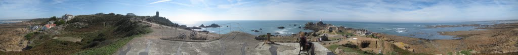 La Corbiere lighthouse panorama by Mr. Shiv