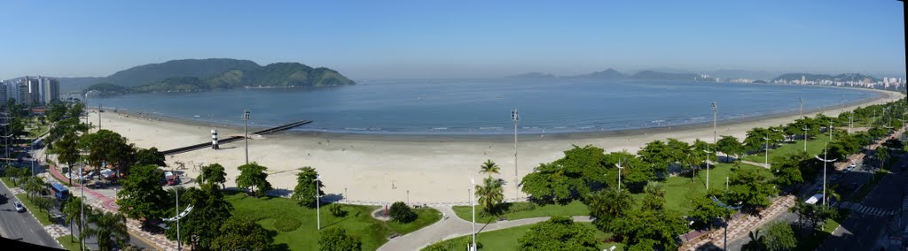 Vista panorâmica Santos by engmaxneto