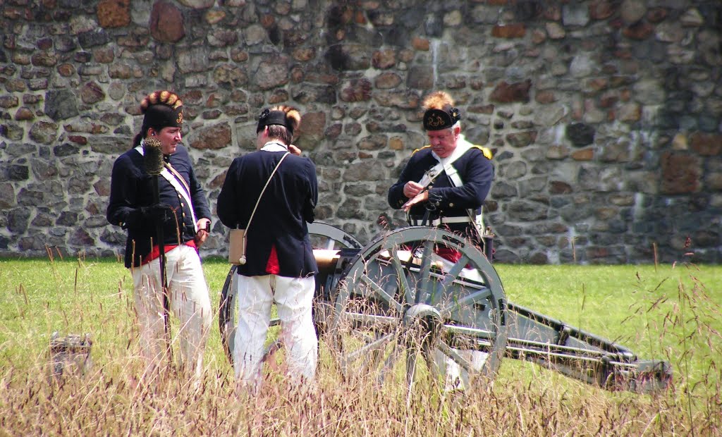 Loading the canon at Fort Frederick, MD by Flagship Kayaks USA