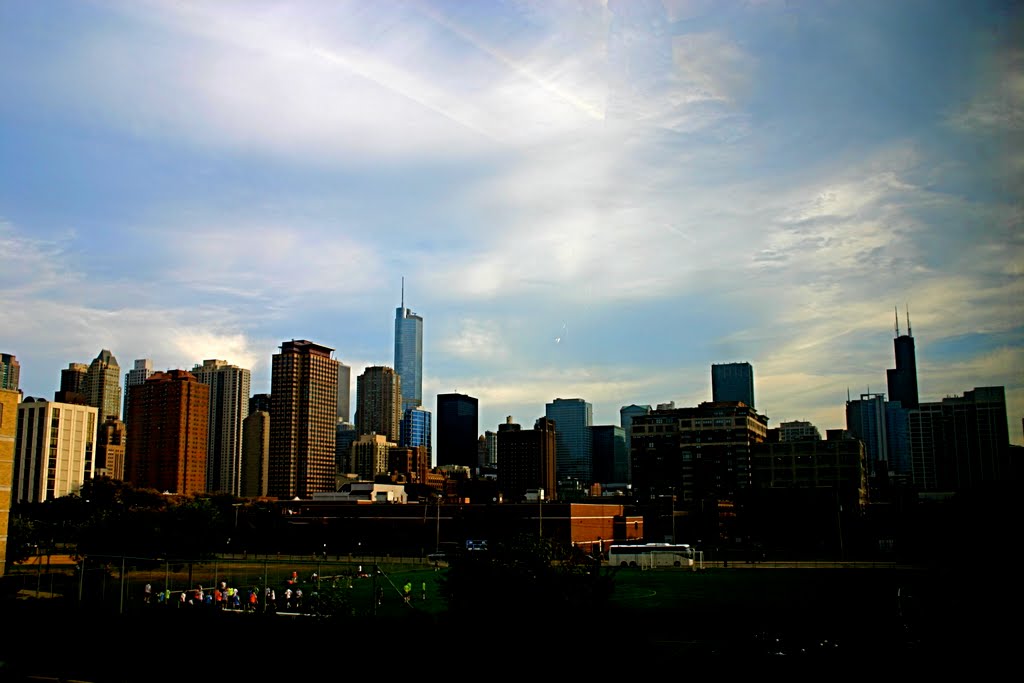 Chicago At Sunset by MICHAEL  JIROCH  &  www.michaeljiroch.com