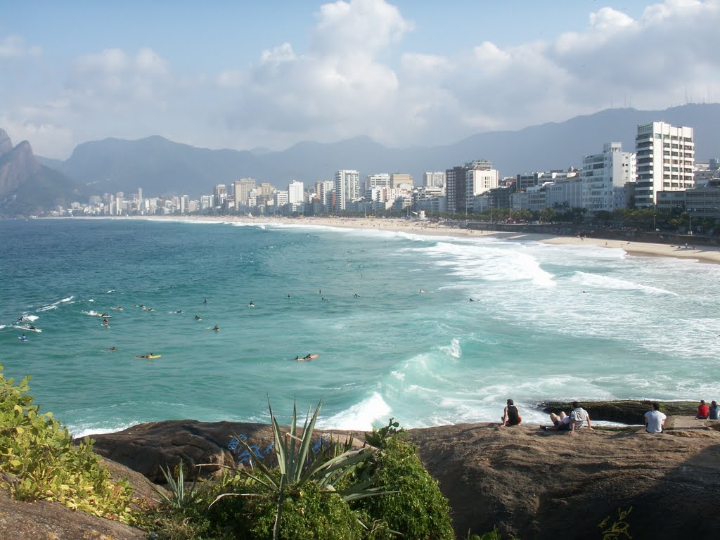 Ipanema Beach, Rio De Janeiro, Brazil by Rumyana Grudina