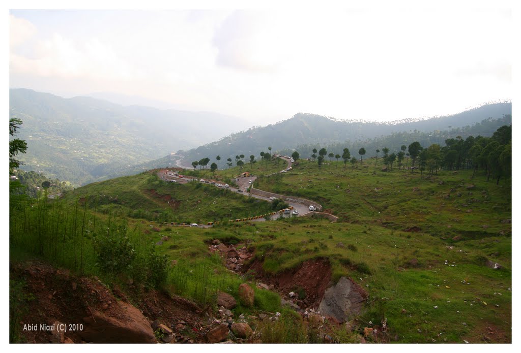 View of Murree Valley from Here by Abid Niazi