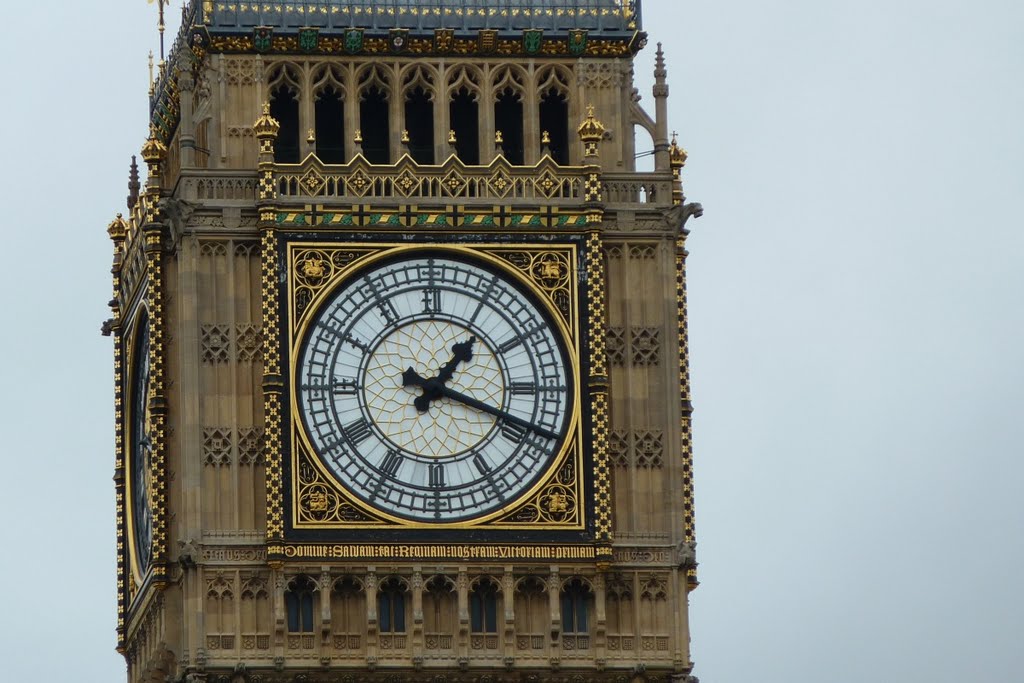 London, Big Ben Uhr by lilastone