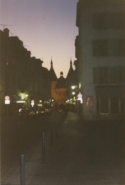 Nancy - Vue sur la porte de la Craffe 1998 by Stéphane Flauder