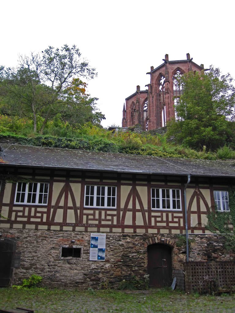 Look at Bacharach Ruin september 2010 by Aad (A.F.) Huf