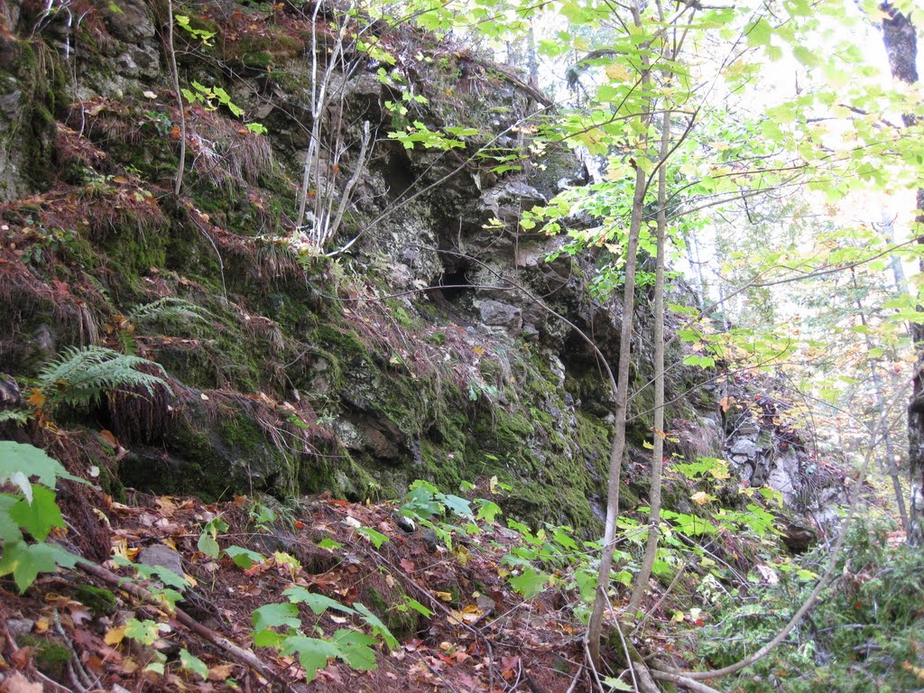 Cliffs Above Owl Creek at Copper Falls by FearTheNoFear