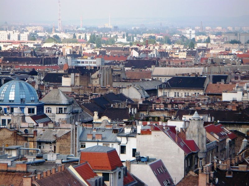 Budapest, from the top of the Bazilika by Gombás-Györe Kornéli…