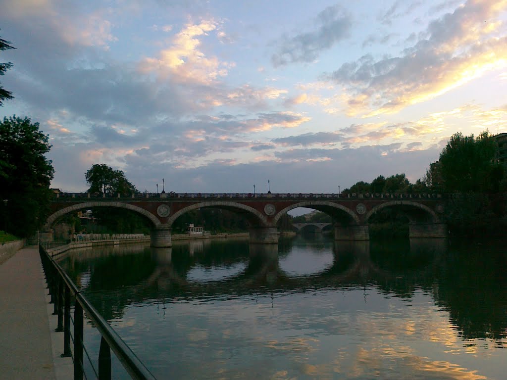 Ponte Isabella, Turin Italy by AMaxWax