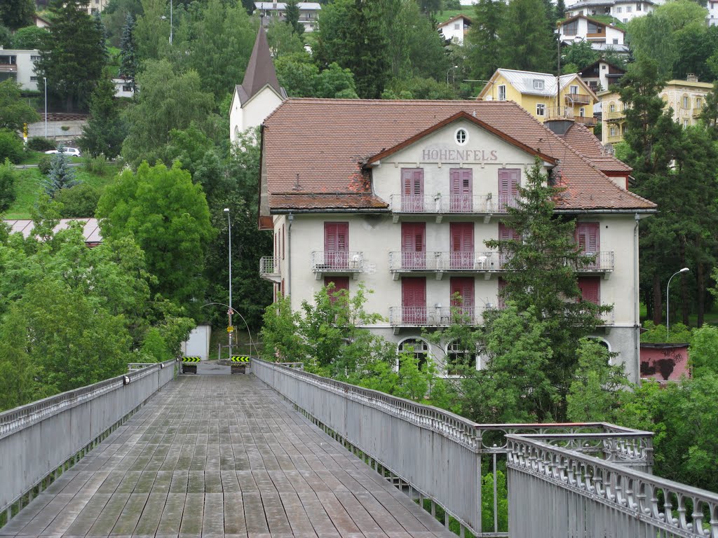 Gurlainabrücke and Hotel Hohenfels by Paul Spanjaart