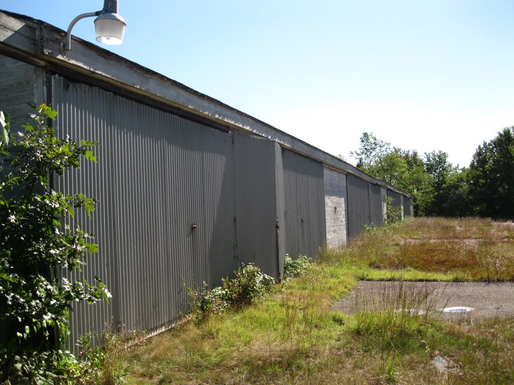 Abandoned hangars by madisonct