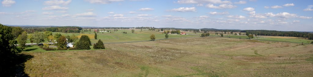 Gettysburg Battlefield from the tower by speedub1