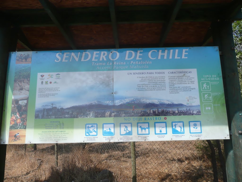 Sendero de Chile (Tramo La Reina y Peñalolen), Parque Mahuida by JEG