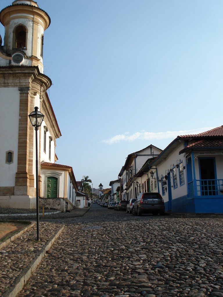 Mariana/MG - Vista da Rua Dom Silvério by Celso Spósito Reynal…