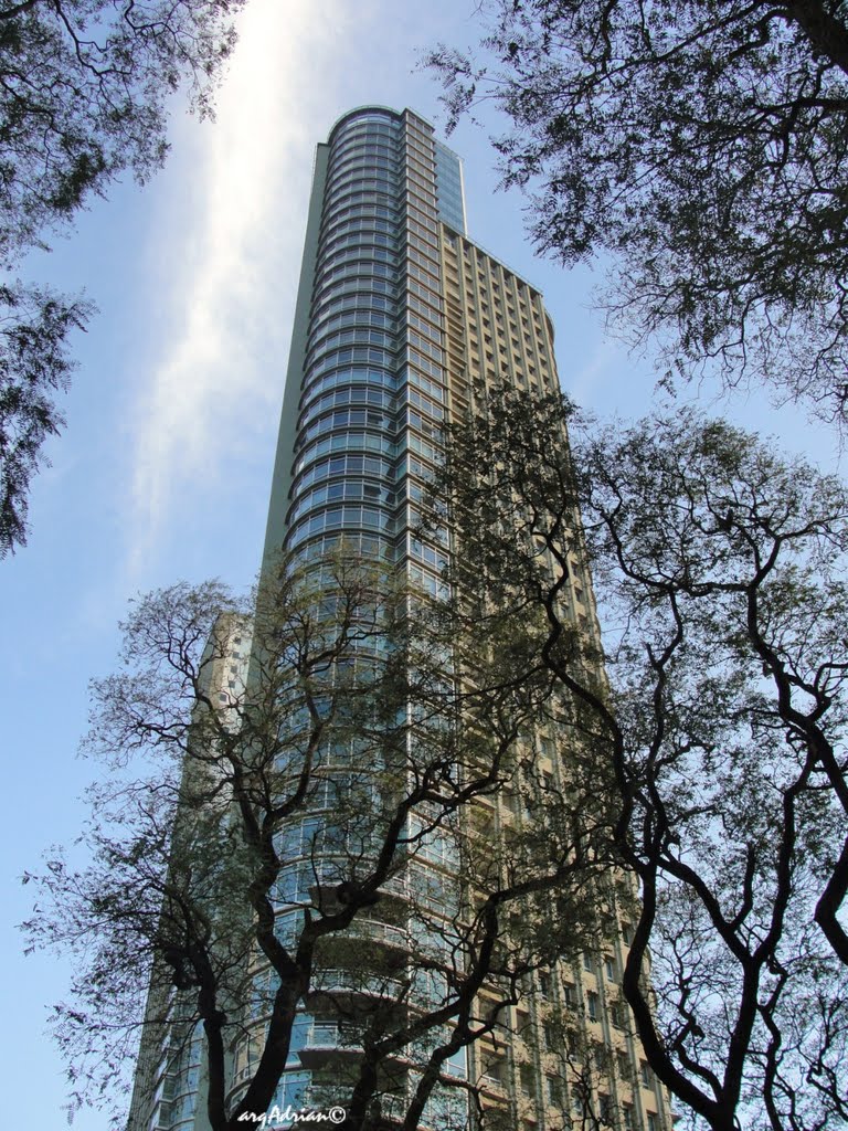 Fuga de (vanishing point of) (71)... torre Mulieris... con fondo de cielo... Ciudad de Buenos Aires... septiembre 2010 by arqAdrian