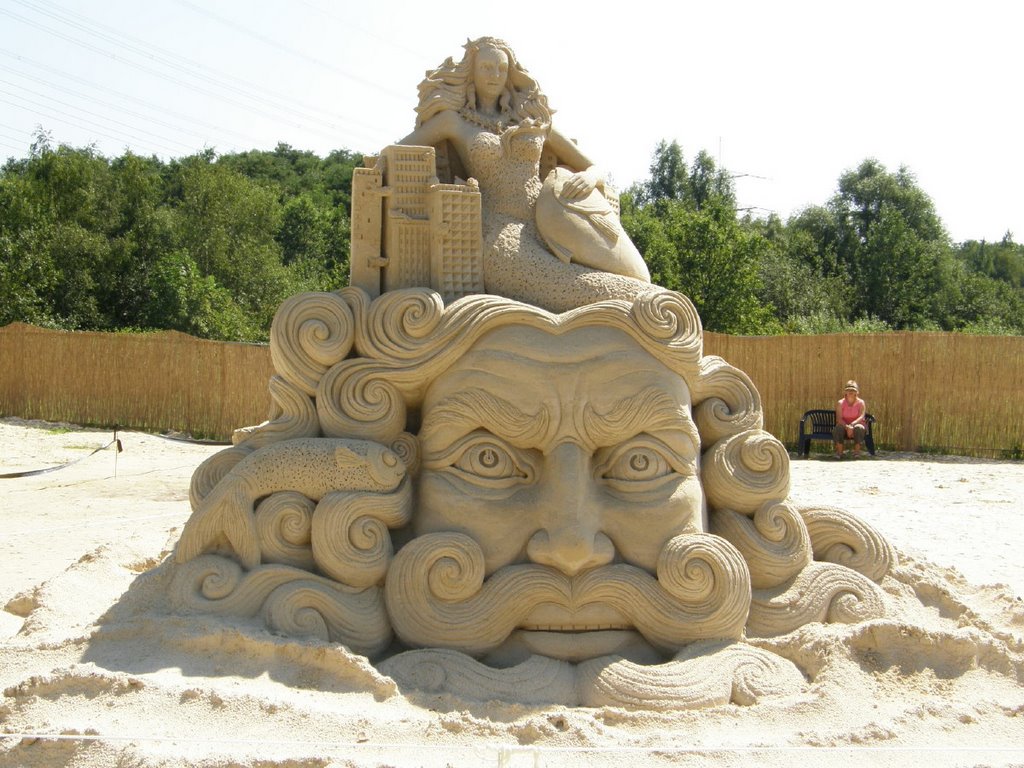 Sandfestival Ruhr 2007: "Der König der Meere" by Uwe Verbarg