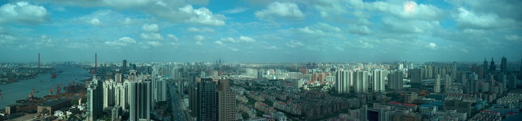 Panorámica de Shanghai desde Novotel Atlantis. by Néstor C.L.