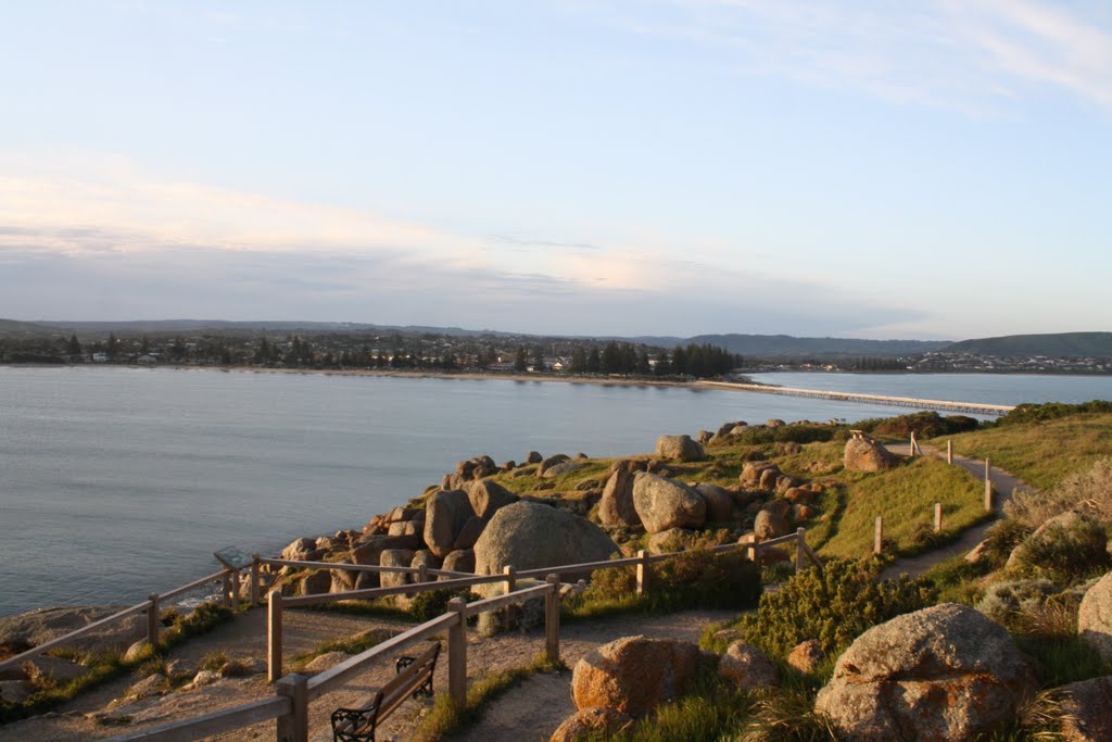 Granite Island - Looking back towards Victor Harbor by Archon