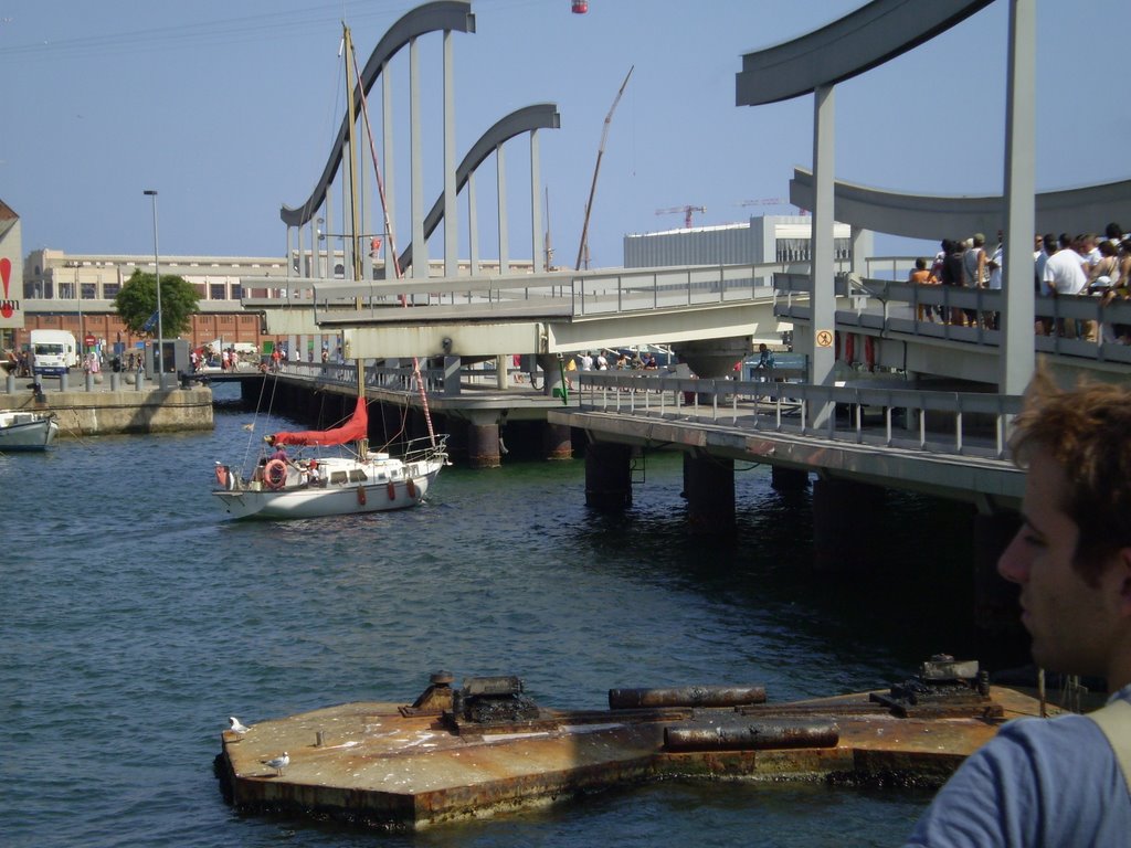 Passerelle port de BARCELONE by Bruno ZERR