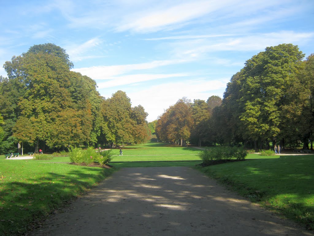 Blick durch den Luitpoldpark by Christoph Rohde