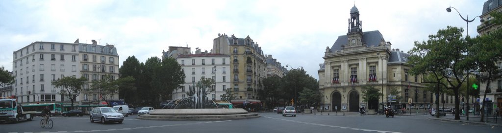 Place Gambetta : Marie du XX° arrondissement by zulunation