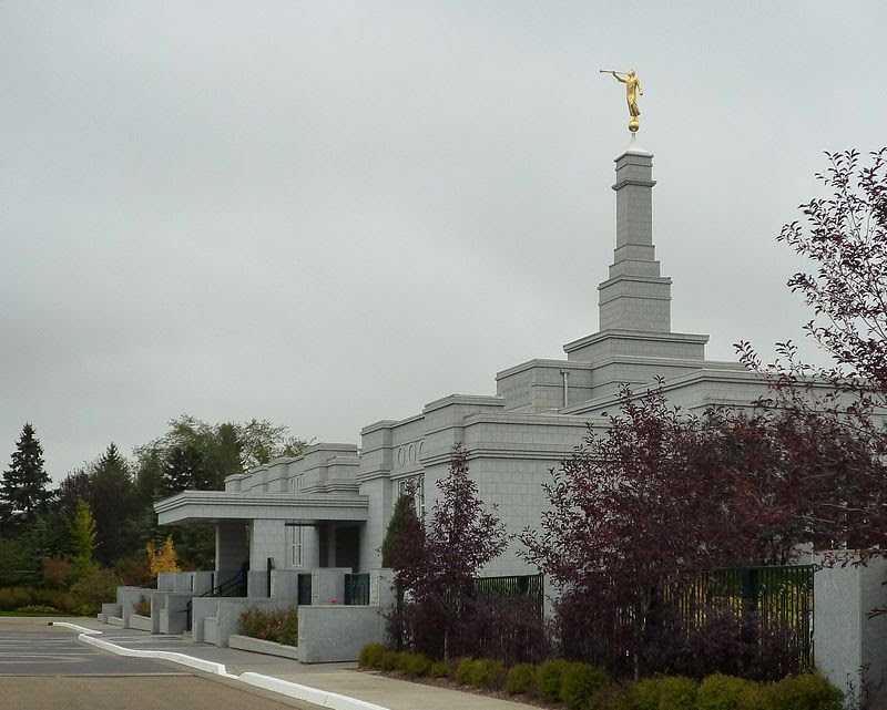 Edmonton Temple by Aaron Nuffer