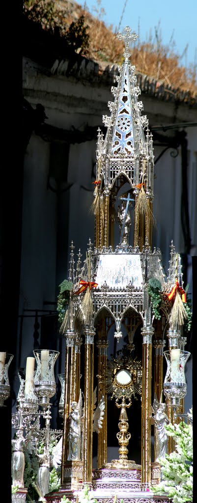 Detalle de la Custodia de la Procesión del Corpus Christi, San Roque (Cádiz, Andalucía, España) by mibufete1