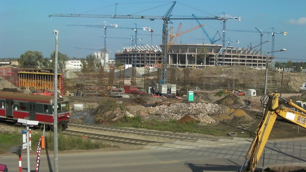 Uefa euro 2012 stadium and communication terminal in progress by psboy.pl