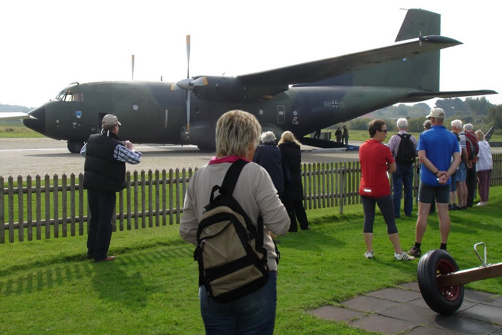 Flughafen Borkum,seltener Besuch by uwschley