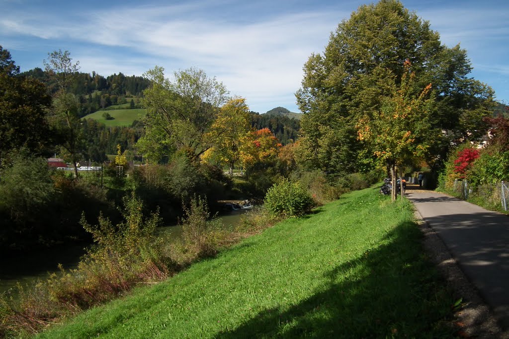 Herbst am Thurweg, Rietwiesweg, Wattwil by LydiaHaabKrummenauCH