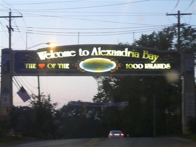 Welcome to Alexandria Bay by Geraldine Clark