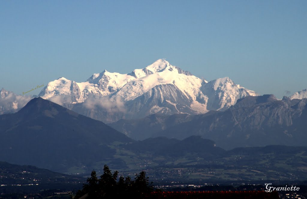 Le montblanc vue de cessy 01 by (graniotte) J GRANIER